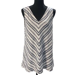 Jones New York Striped Knit Top